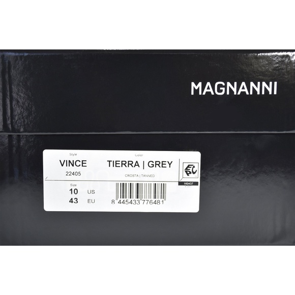 MAGNANNI MEN NIB $475 TIERRA GREY SUEDED LEATHER PENNY LOAFERS. SIZE 10 - Picture 11 of 11